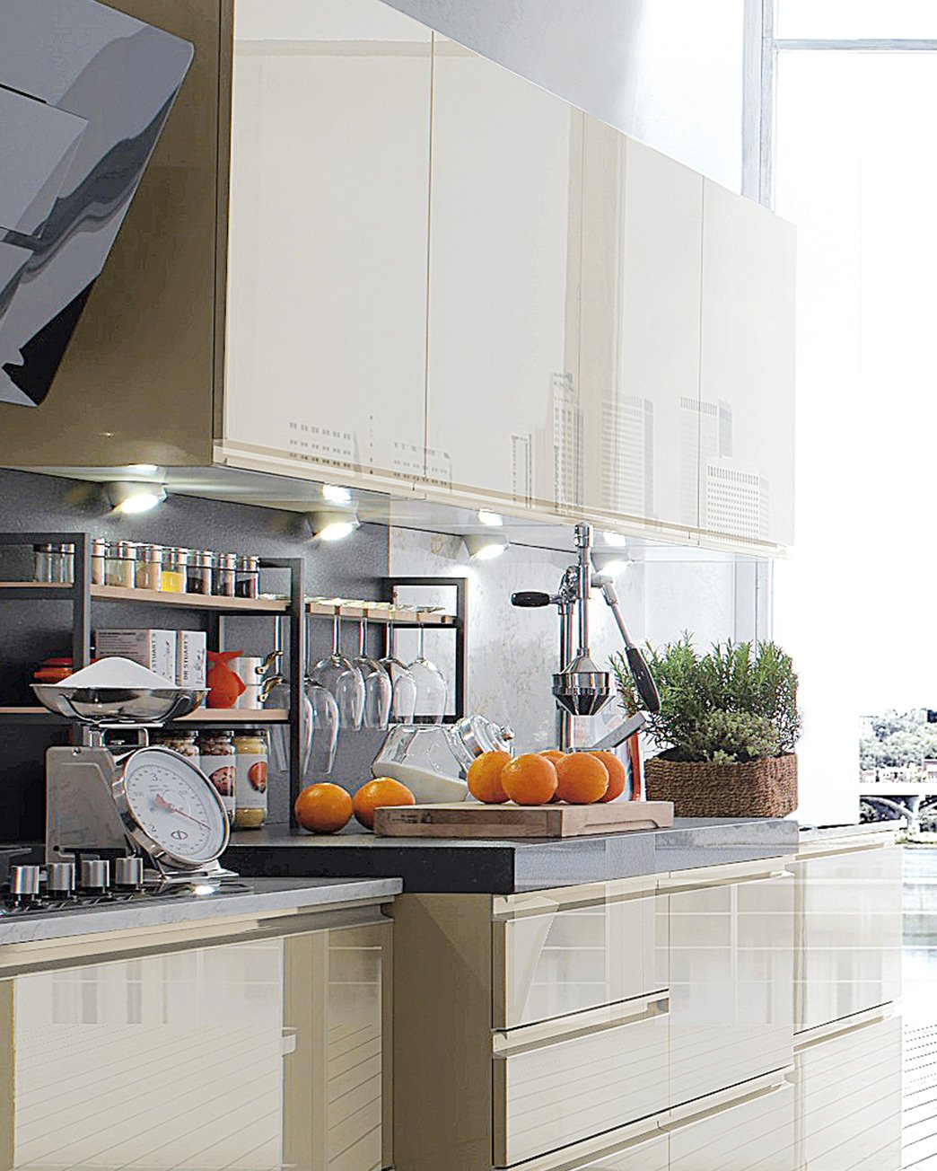 Angled LED Spot Lighting