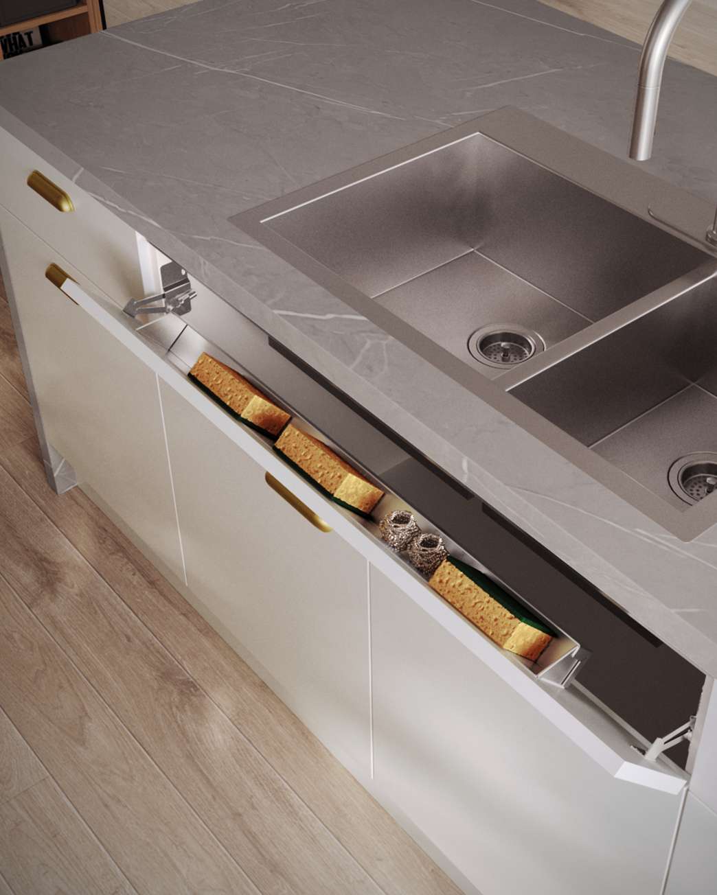Clever Use of Hidden Sink Space