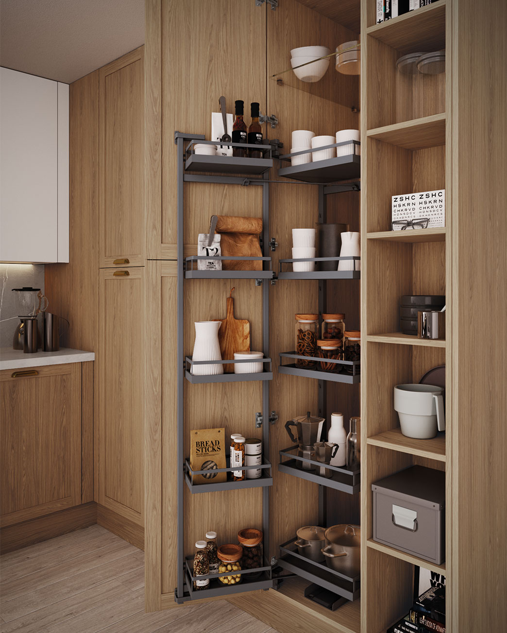 More Storage Space, Better Organized, Better Access