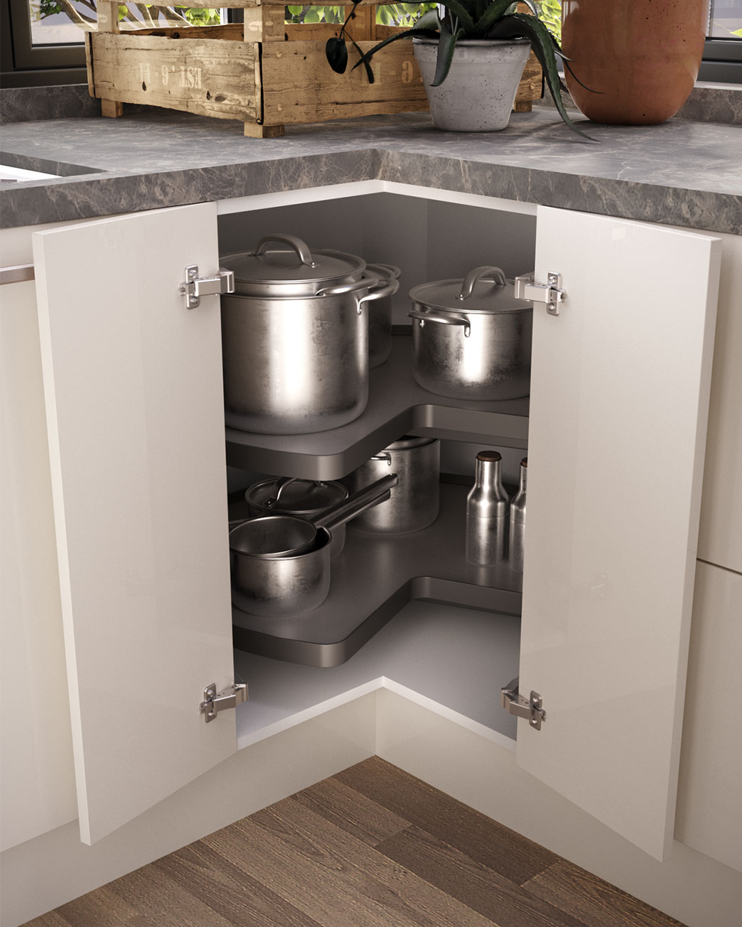 Storage That Spins into Reach